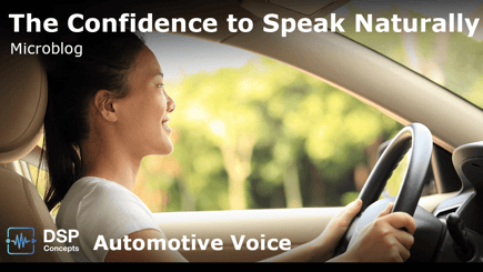 Confidence to Speak Naturally with Automotive Voice Features