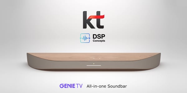 DSP Concepts Provides Voice Control Optimizing Technology for the KT Genie TV All-in-One Soundbar