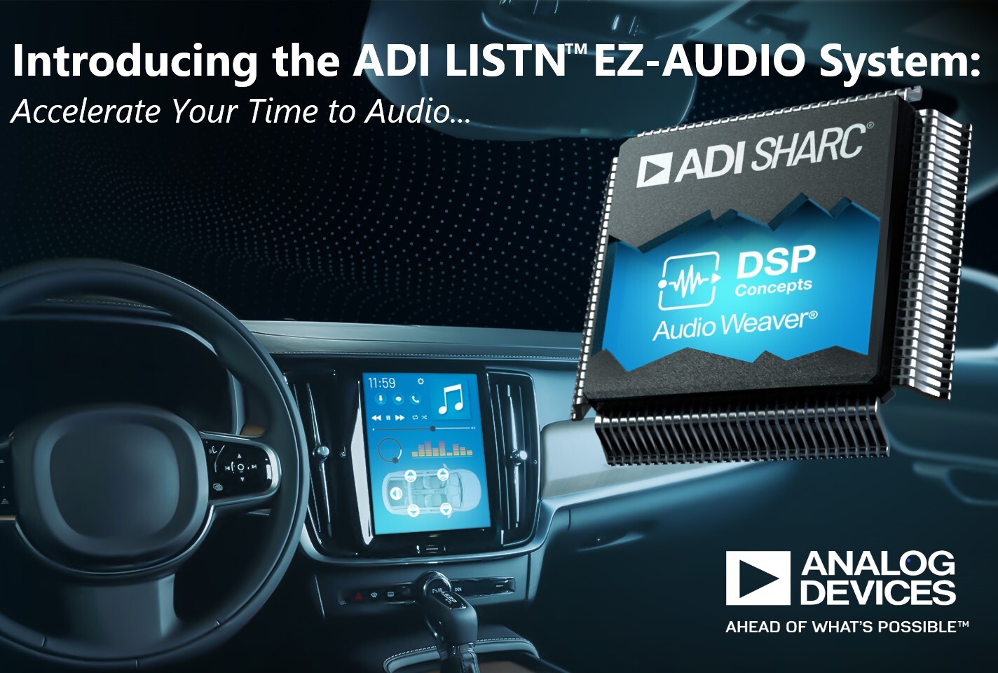 DSP Concepts and LG Electronics Announce a Joint Collaboration to Bring AI-Powered Sound to Car Makers